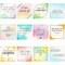 12 Pack Inspirational Positive Affirmation Magnets, Dry Erase (4 x 4 Inches)